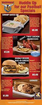 Image result for Taco Mac Menu