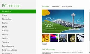 Image result for Windows 8 Lock Screen