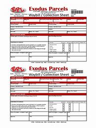 Image result for Waybill Form