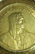 Image result for Confoederatio Helvetica 5Fr Coin