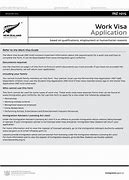 Image result for NZ Work Visa