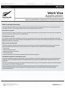 Image result for New Zealand Work Visa Application Number