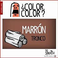 Image result for Marron Color Español