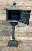 Image result for Aluminium Post Box Front Vintage