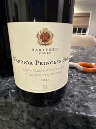 Image result for Hartford Hartford Court Pinot Noir Warrior Princess Block Zena Crown