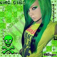 Image result for Black Green Emo Little Princess Toxic