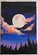 Image result for Acrylic Painting Moonlight