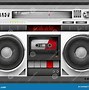 Image result for Front and Back Boombox Radio