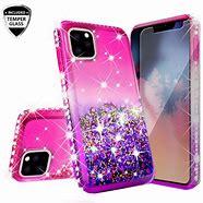 Image result for iPhone 12 Purple Case with Glitter