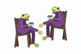 Image result for Frog Drinking Coffee Kawaii