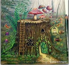 Pin by Hyunsu Cho on Livros de Colorir | Enchanted forest coloring, Enchanted forest coloring book, Johanna basford coloring