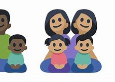 Image result for Emoji of Family Black/Color