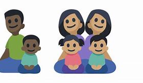 Image result for Black Cute Family Emojis