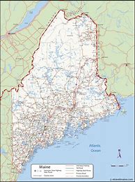 Image result for Long Lake Maine Map of Towns