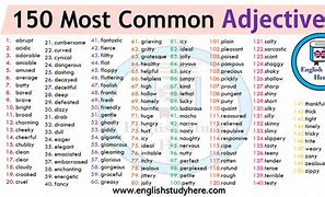 Image result for Different Adjectives