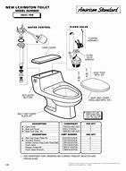 Image result for American Standard M87 Toilet Repair Parts