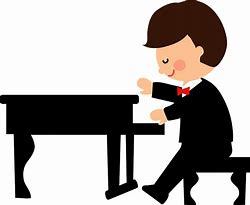 Image result for Boy Playing Piano Clip Art