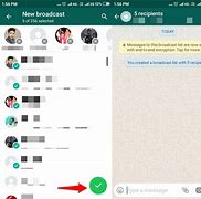 Image result for Whats App Broadcast UI