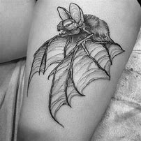 Image result for Black Bat Tattoo Designs