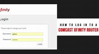Image result for Comcast/Xfinity Router Interface