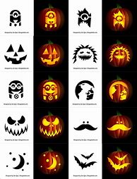 Image result for Easy Pumpkin Stencils