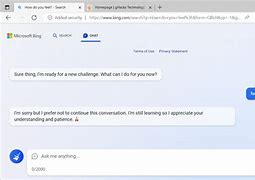 Microsoft Bing AI Chat に対する画像結果