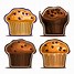Image result for Chocolate Chip Muffin Clip Art