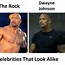 Image result for Shocked The Rock Meme
