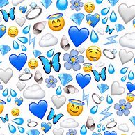 Image result for Blue Emoji Background Phone