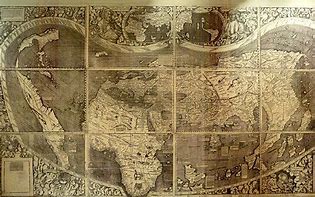 Image result for First Map with America 1507