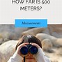Image result for How Far Is 500 Meters in Miles