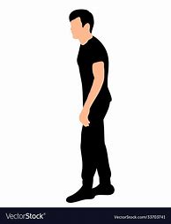 Image result for Man Standing Sideways Silhouette