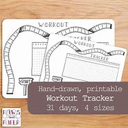 Image result for Workout Tracker Printable
