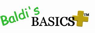 Image result for Baldi Basics Logo Title