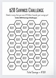 Image result for 10 Dollar Challenge Chart