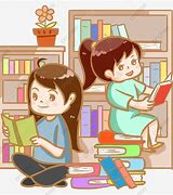 Image result for Cartoon Character Reading