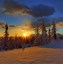 Image result for Winter Sunset Background