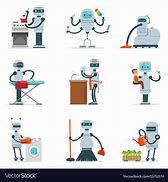 Image result for Cleaning Robot Clip Art