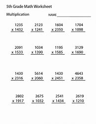 Image result for Math Problems 5th Grade Worksheet
