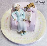 Image result for Old Lady Birthday Cake Topper