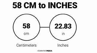 Image result for 58Cm to Inch