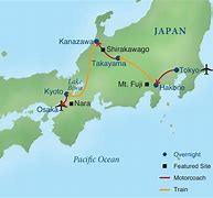 Image result for Map of Travel Journey Tokyo Nagano Kyoto Osaka