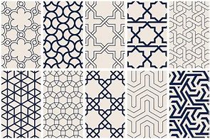 Image result for Islamic Fabric Stencil Pattern