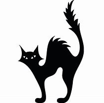 Image result for Cat Silhouette Halloween Google