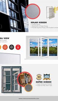 Image result for Types of Window Screen Material