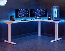 Image result for Black and White and Copper Desk Setup Gaming