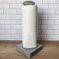Image result for Black Granite Paper Towel Holder