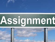 Image result for Assignment Sign