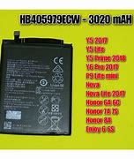 Image result for Huawei Y5 Battery
