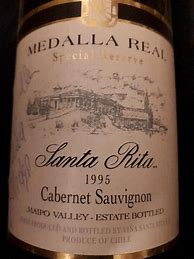 Image result for Vina Santa Rita Medalla Real Crafted Series